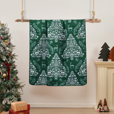 Noella Reversible Jacquard Throw