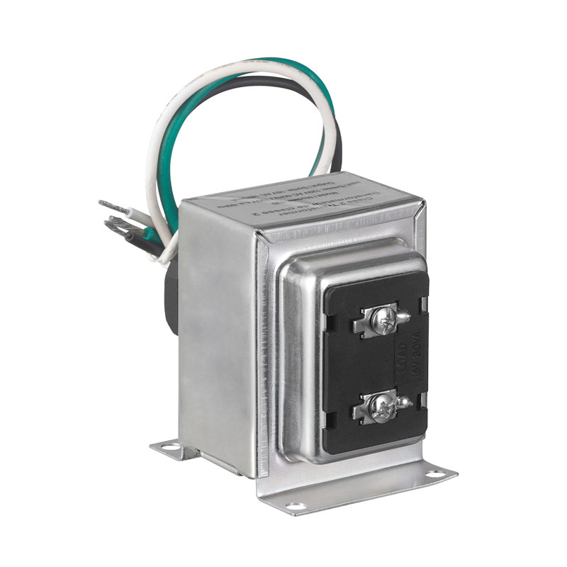 Lock Nut Wired Transformer Compatible with Most Smart Video Doorbells, Wired Chimes and Buttons
