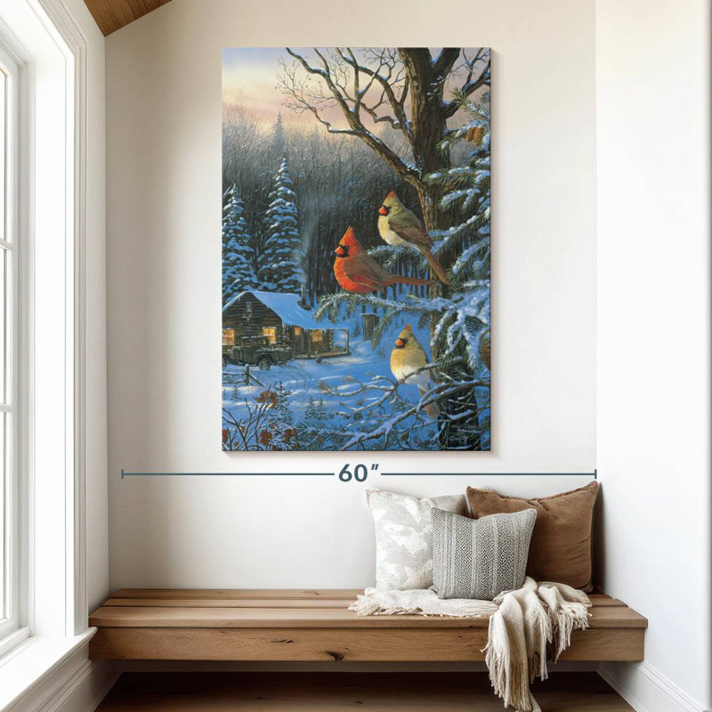 Brampt Cabin Fever, 51" H x 34" W