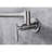 Wall Mounted Pot Filler Faucet Brushed Nickel - Folding Mechanism, 360 Rotation, Brass Build, Double Handles For Convenient Water Management, Corrosion Surface Texture Function, Easy Finish-1943303273