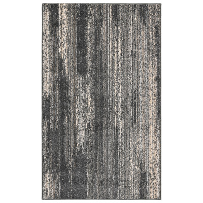 Jasper Area Rug, Non Slip, Abstract Rug, Foldable, Stain Resistant Rugs for Living Room, Bedroom, Modern, Cinder Gray/Earth Tone