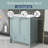 29.5'' Single Bathroom Vanity Base Only in Green