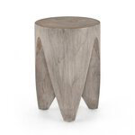 Petros Outdoor Round Teak Side Table