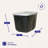 Homz Plastic Storage Tub & Tote