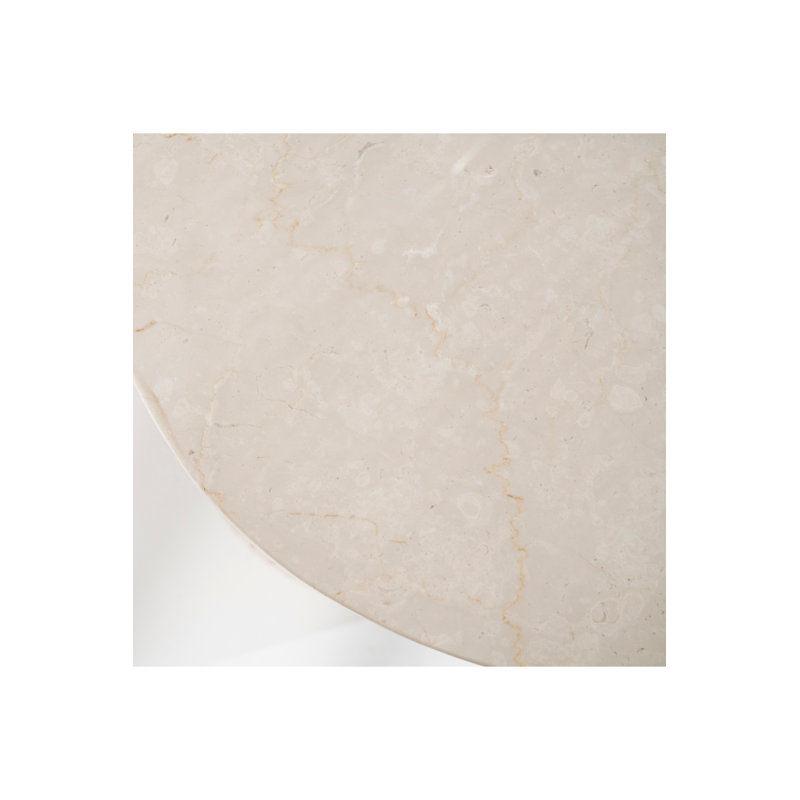 Desk Marble Computer Desk, Natural, White