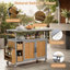 Chariot de cuisine pour l'extérieur 54,33 "Farmhouse-402076280