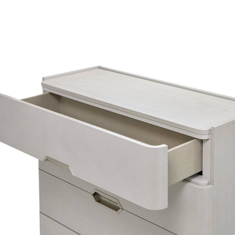 Commode 6 tiroirs Penthouse - Gris cendré