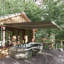Dakota Fields 395cm W x 300cm D Polyester Grey Cover Motorised Retractable Patio Awning