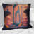Architectural Designs For The Future I - Towers Printed Throw Pillow