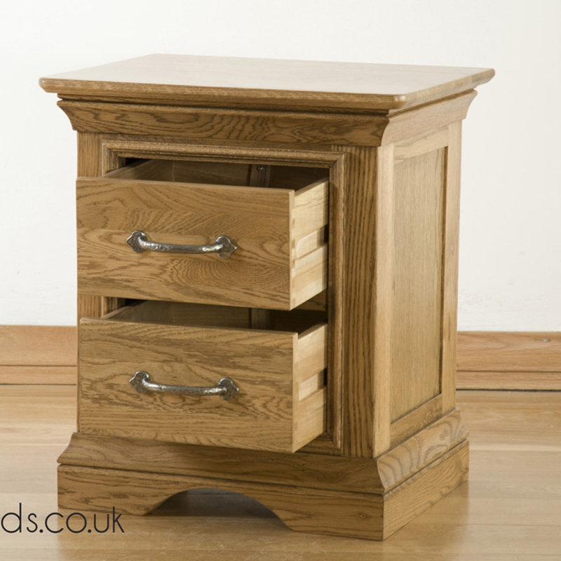 50cm W Solid Wood Bedside Table