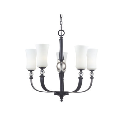 Lustre classique/traditionnel ombré 5 lumières Vergara
