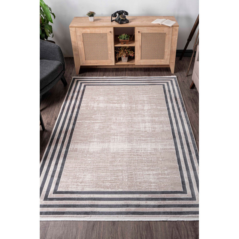 Naysa Solid Colour Area Rug, Rectangle 80 x 150cm