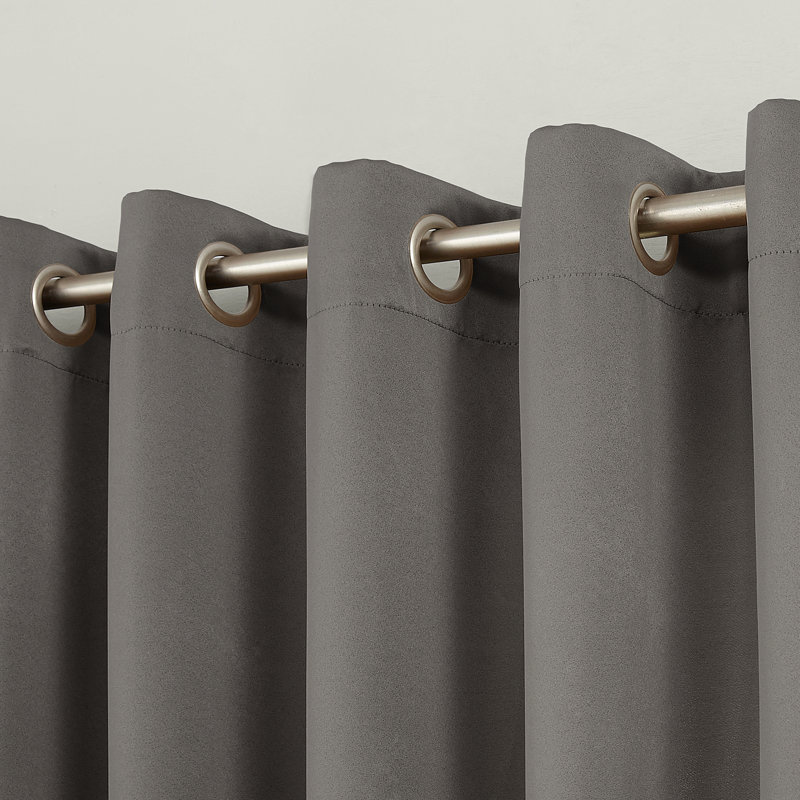Paire de panneaux de rideaux à œillets Gramercy à économie d'énergie thermique, Acier, L 54 po x L 54 po