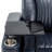 Power Swivel Recliner,Home Theater Seating With Hidden Arm Storage And  LED Light Strip,Cup Holder,Swivel Tray Table,And Cell Phone Holder,Soft Living Room Chair-1640186533