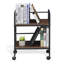 Zaylee 44.7cm W Metal Shelving Unit with Wheels-1675128244