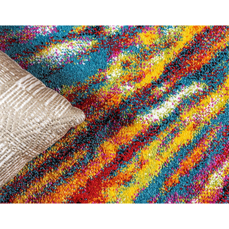 Tanguay Abstract Indoor Rug, Runner 2'x6'