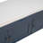 Storage Bench With 3 Shutter-Shaped Doors, Shoe Bench With Removable Cushion And Hidden Storage Space (Antique Navy)-52919928