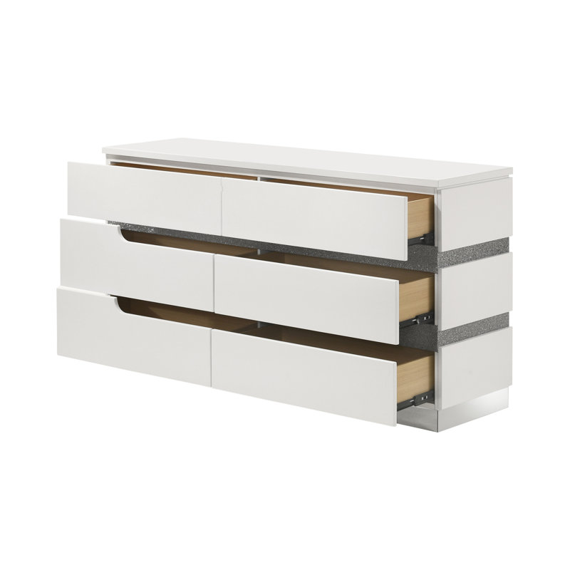 Commode double 6 tiroirs 62,99 po Arielah