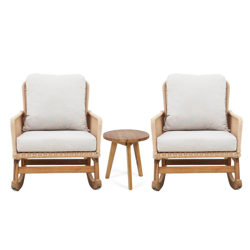 Ensemble de conversation moderne Ginevra, Brun, Beige