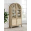 Vitrine arquée à 4 portes avec éclairage tactile à DEL