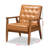 Faux Leather Accent Chair