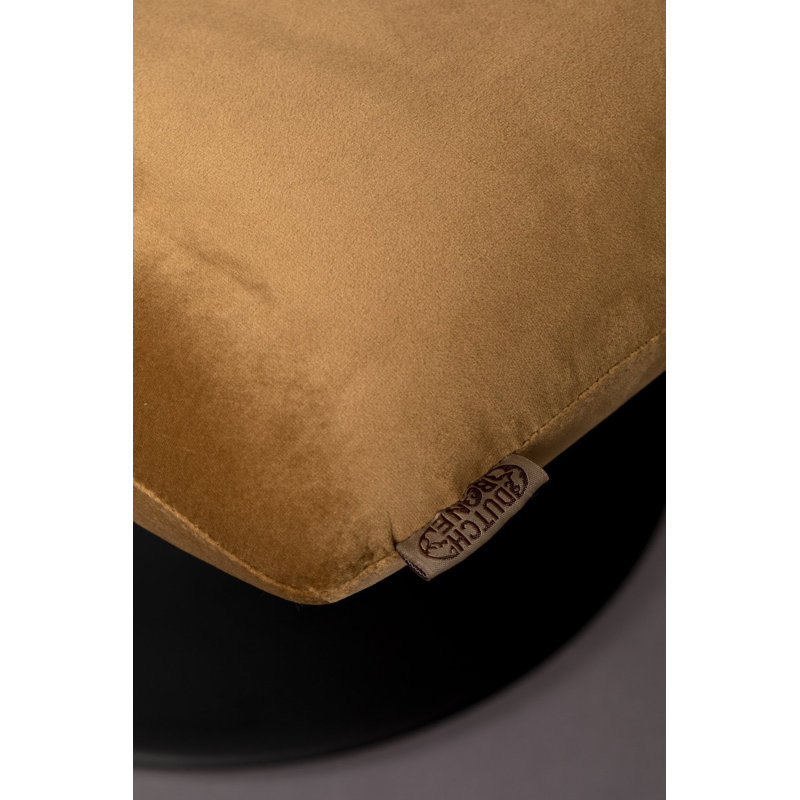 Bar Ottoman, Yellow Velvet