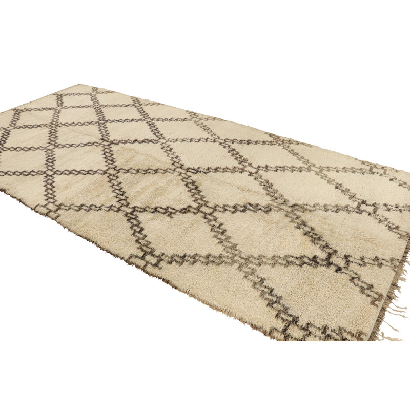 One-of-a-Kind 6’10”x13’11” Hand Knotted Area Rug