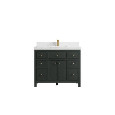 Sonoma 42'' Single Bathroom Vanity with Quartz Top