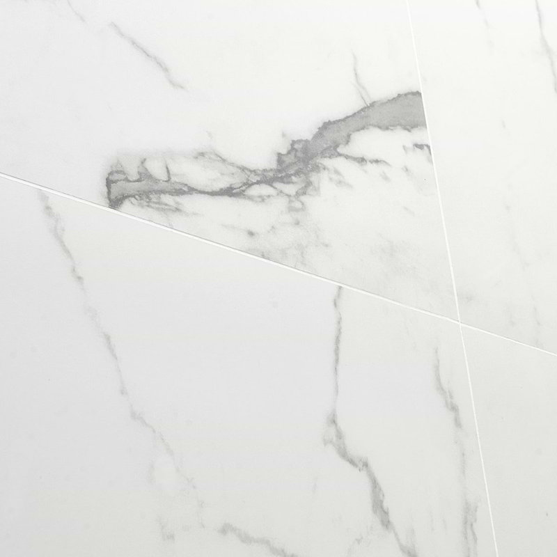 Dreamstone 24X24 Matte Porcelain Tile, Statuario Venato Matte