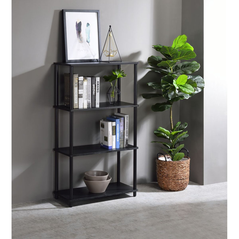 Bibliothèque Nypho, Noir, H 44,07 po x l 12,07 po x P 24,07 po