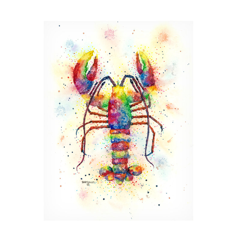 «Dave Bartholet Lobster», art sur toile, H 24 po x l 32 po