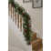 Abete Con Coni Natalizi Garland Con Campane D'argento Stelle Abete Con Coni Natalizi Garland Con Campane D'argento Stelle