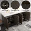 Meuble-lavabo double 72 po Modern