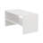 2 Tier Stackable Shoe Rack in White