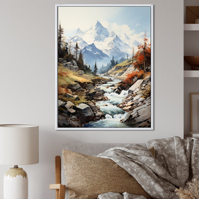 " Alpine Nostalgia Creek Landscape I "