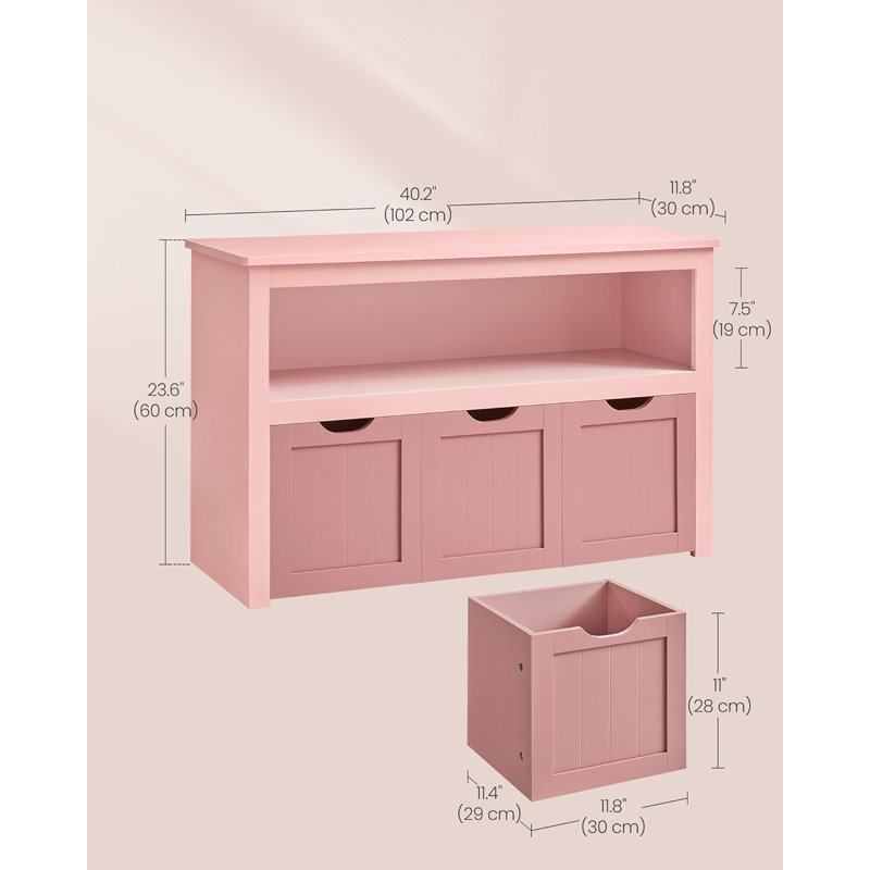 4 Pair Shoe Rack, Pink