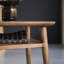 Vintage 45cm W Solid Wood Bedside Table