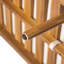 Fauteuils club de patio en bois d'acacia avec coussins