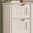 1 Door, 2 Shelves, 4 Drawers, White Small Kitchen Storage Cabinet