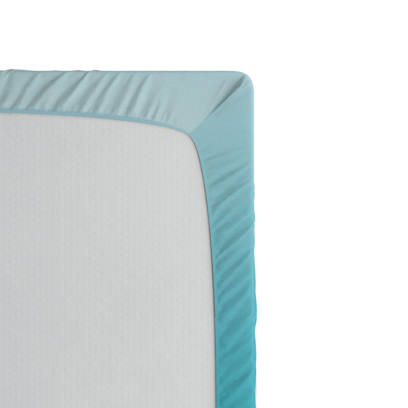 Microfiber Fitted Sheet, Queen Fitted Sheet, Blue Ombre