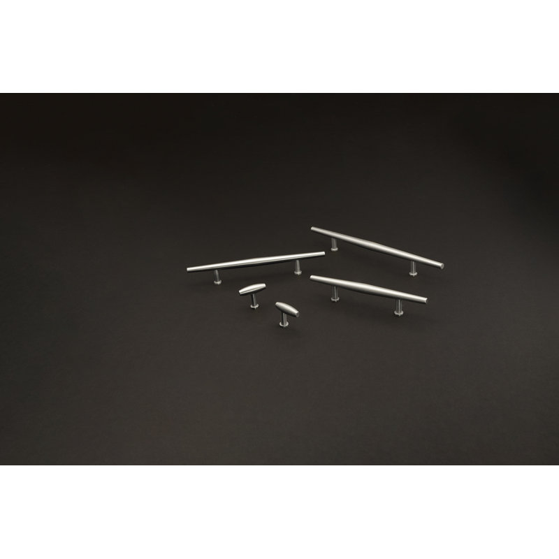 Wexler 1/2" Length Bar Knob, Stainless Steel