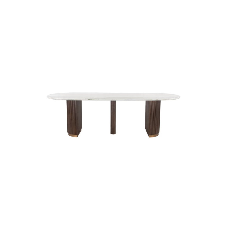 Oval Marble Dining Table