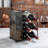 6 Wine Bottle Rack in Black