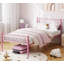 Lit plateforme en métal avec tête et pied de lit Sweet Heart, rangement sous le lit, aucun sommier nécessaire, meubles de chambre pour garçons et filles-1191739076-1191739077