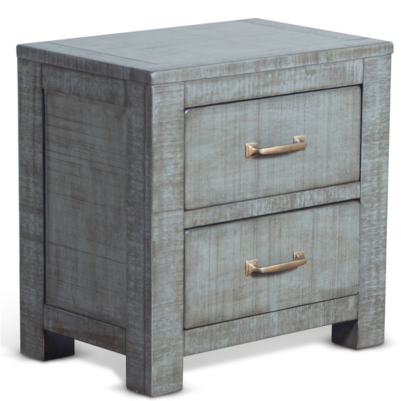 Table de chevet 2 tiroirs Mulvaney