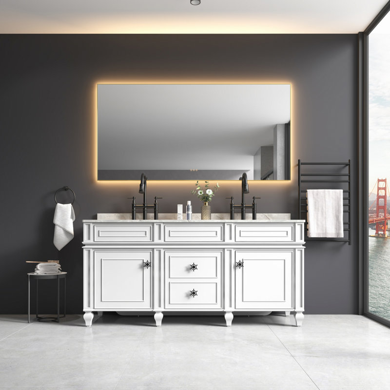 Miroir de salle de bain à DEL