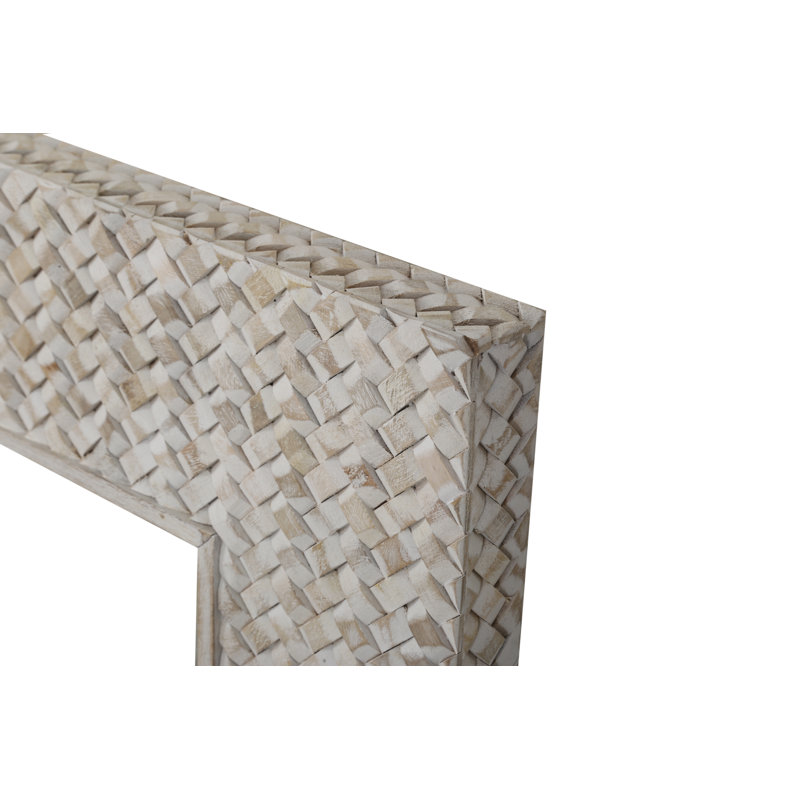 Miroir mural en bois massif Gehard