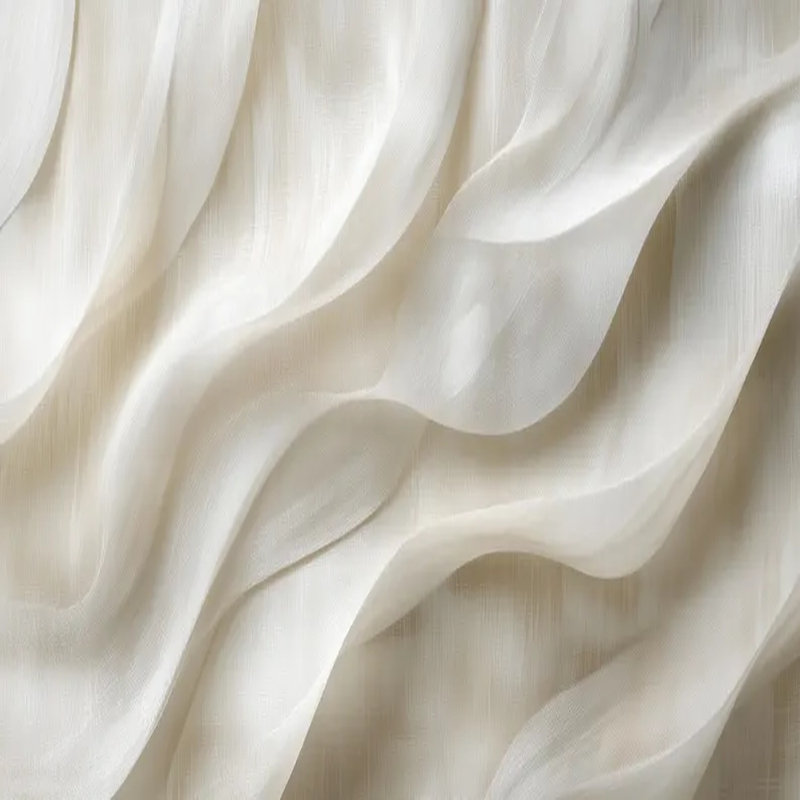 Tissu doux ivoire doux, L 108 po x l 192 po
