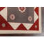 Tapis oriental en laine noué à la main de conception unique Gabbeh Kashkoli 5 pi 6 po x 7 pi 10 po