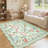 Area Rugs Washable Scalloped Area Rug Modern Living Room Rug,Non-Slip Carpet Accent for Entryway,Bathroom,Kitchen,Bedroom-920381334-920381333